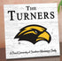 Southern Miss Golden Eagles Proud Family Sign - Personalized Family Name Wood Plaque - Officially Licensed Square Decor