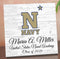 United States Naval Academy Class Year Plaque With Name - Personalized for Student, Alumni or Graduation Gift