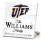 Personalized UTEP Miners Family Name Sign – Custom University of Texas El Paso Wood Wall Decor – Miners Gift