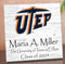 University of Texas at El Paso Class Year Plaque With Name - Personalized for Student, Alumni or Graduation Gift
