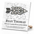 Cross Country Award Plaque - Personalized Signable Player or Coach Recognition Gift