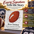 Personalized Football Plaque - For Players or Coaches