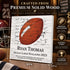 Personalized Football Plaque - For Players or Coaches