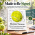 Personalized Tennis Plaque - Player Award or Coach Appreciation Gift - Signable