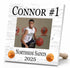 Basketball Award Photo Plaque - Personalized Player, Coach or MVP Recognition Gift
