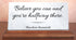 Motivational Quote Custom Plaque Personalized Your Choice of Quote For Desk Or Shelf - Solid Marble