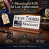 Police Desk Nameplate - Thin Blue Line Flag for Law Enforcement