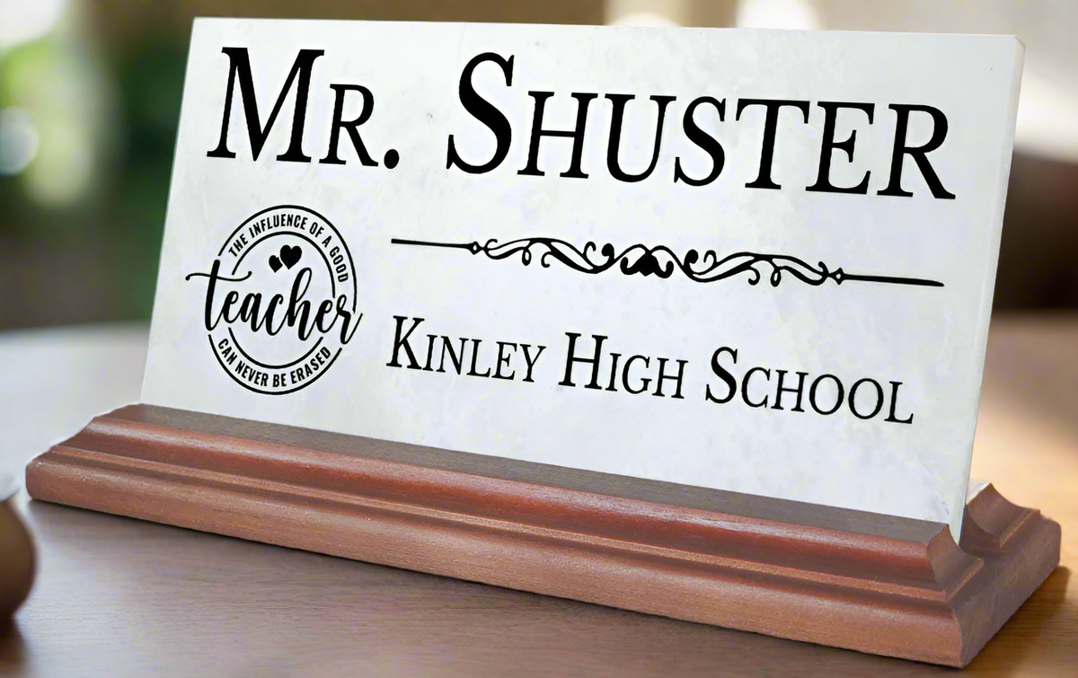 Online Teacher Name Plate