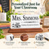 Teacher Desk Nameplate - Solid Marble