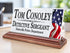 Desk Nameplate for Police, Law Enforcement, Military & Government Workers - Solid Marble