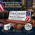 Desk Nameplate for Police, Law Enforcement, Military & Government Workers - Solid Marble