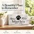 Dog Memorial Stone - Beloved Friend - Personalized Marble Grave Marker