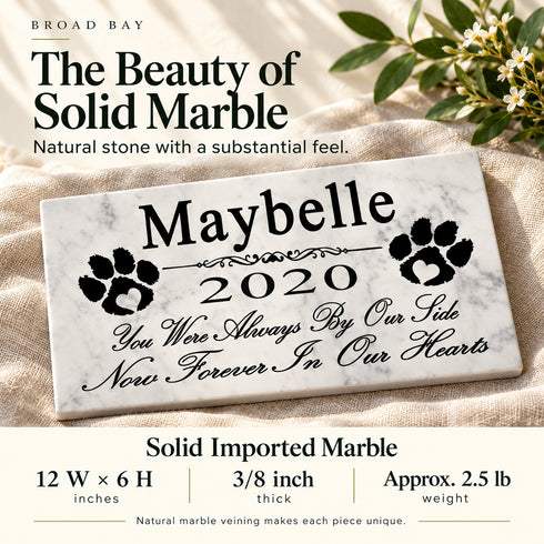 Dog Memorial Stone - Always By Our Side