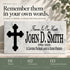 Loved One Memorial Stone - Forever In Our Hearts