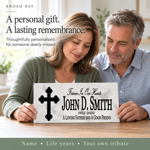 Loved One Memorial Stone - Forever In Our Hearts