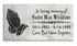 Personalized Prayer Hands Memorial Stone – Custom Marble Sympathy Plaque – In Loving Memory Bereavement Gift
