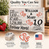 10th Anniversary Gift - Personalized Wood Sign for Husband, Wife or Couple - 10 Year
