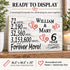 6th Anniversary Gift - Personalized Wood Sign for Husband, Wife or Couple - 6 Year