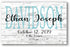 New Baby Gift Sign - Personalized Custom Wood Nursery Decor