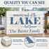 Memories Made At The Lake Last Forever Sign - Personalized Custom Lake House