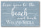 Personalized Beach Love Sign – “Love You to the Beach and Back” | Custom Couple’s Coastal Wall Art