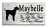 Airedale Memorial Stone - Custom Personalized Marble Grave Marker