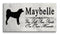 Akita Inu Memorial Marble Stone Plaque Personalized Dog Garden Plaque Custom Grave Marker Outdoor or Indoor