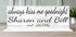 Always Kiss Me Goodnight Sign - Personalized Custom Names Bedroom Decor