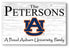 Auburn Tigers Family Name Sign – Personalized Auburn University Wood Plaque for Alumni or Graduation