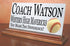 Baseball Coach Gift Plaque - Personalized Baseball Team Appreciation Award