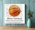 Basketball Recognition Award Plaque - Signable Player or Coach Gift - Solid Wood