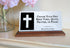 Bible Verse Marble Plaque – Custom Christian Gift with Cross and Personalized Scripture