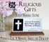 Bible Verse Marble Plaque – Custom Christian Gift with Cross and Personalized Scripture
