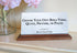 Bible Verse Marble Plaque – Custom Scripture Desk Display with Personalized Quote, Proverb, or Psalm