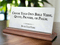 Bible Verse Marble Plaque – Custom Scripture Desk Display with Personalized Quote, Proverb, or Psalm