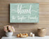 Blessed Family Name Sign - Personalized Custom Solid Wood Home Decor