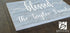 Blessed Family Name Sign - Personalized Custom Solid Wood Home Decor