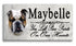 Bulldog Memorial Stone - Personalized Marble Dog Grave Marker