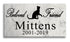 Cat Memorial Stone - Beloved Friend - Custom Personalized Marble Marker