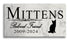 Personalized Cat Memorial – Marble Pet Plaque with Name & Years | “Beloved Friend” with Cat Silhouette