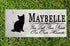 Cat Memorial Stone - You Left Paw Prints On My Heart - Personalized