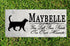 Cat Memorial Stone - You Left Paw Prints On My Heart - Personalized
