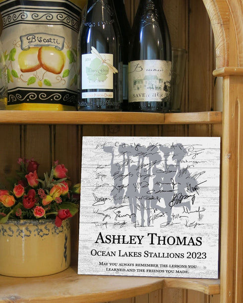 Cheerleader Plaque Cheer Recognition Award High School Senior Season End Gift or MVP