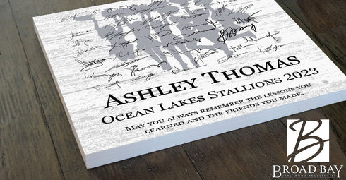 Cheerleader Plaque Cheer Recognition Award High School Senior Season End Gift or MVP