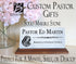 Religious Desk Nameplate - Custom Marble Sign for Pastor, Priest or Church Staff