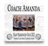 Coach Gift Plaque UPLOAD Your Photo - SELECT YOUR SPORT -