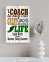 Personalized Cross Country Coach Gift Plaque - Custom Wood Award for Team Coaches