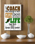 Personalized Cross Country Coach Gift Plaque - Custom Wood Award for Team Coaches