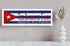 Cuban Flag Sign - Personalized Family Name - Custom Wood Cuba Heritage Gift