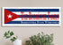 Cuban Flag Sign - Personalized Family Name - Custom Wood Cuba Heritage Gift